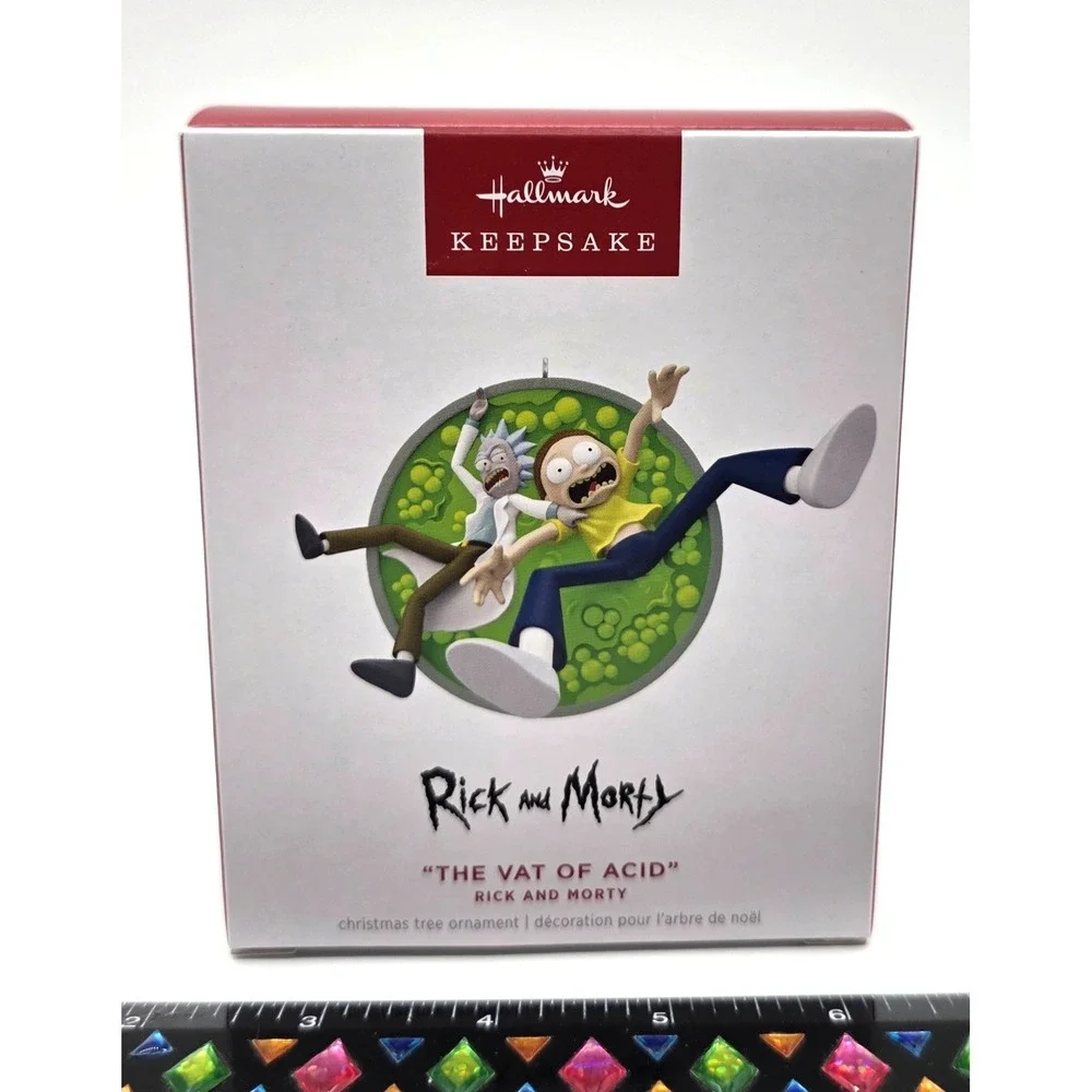 2024 Hallmark  Rick and‎ Morty The Vat Of Acid Ornament Christmas Keepsake New
